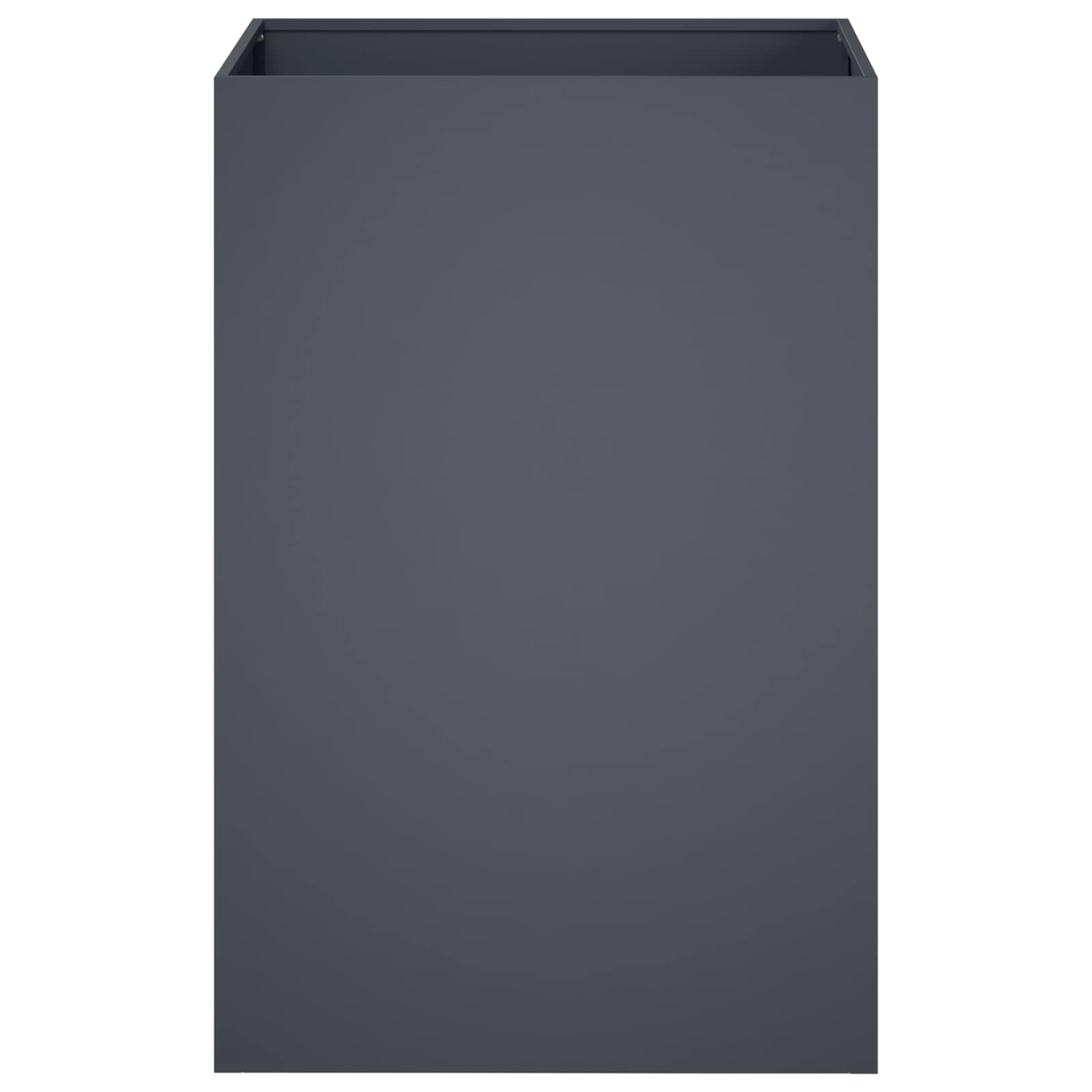 vidaXL Garden Planter Anthracite 40 x 40 x 75 cm Cold-rolled Steel 3