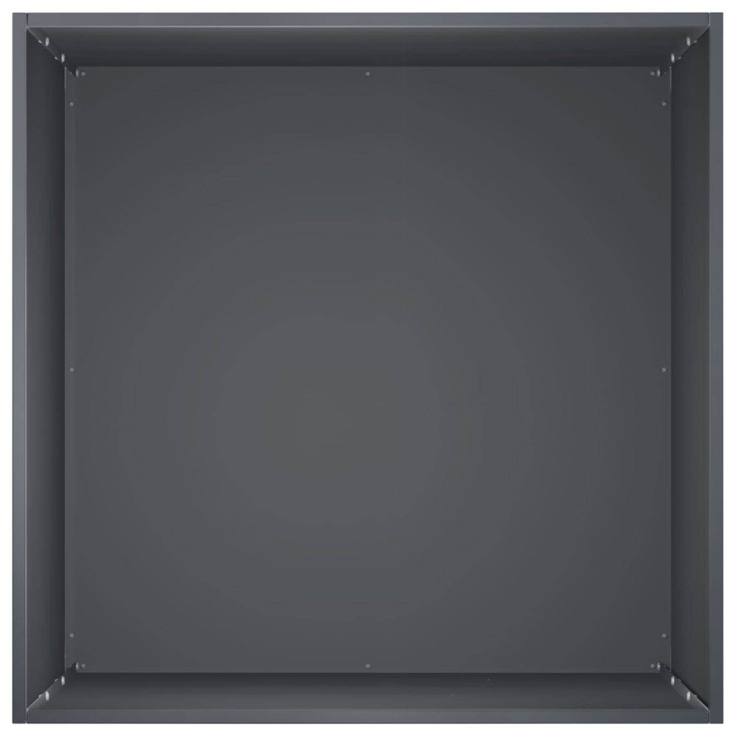 vidaXL Garden Planter Anthracite 40 x 40 x 75 cm Cold-rolled Steel 4