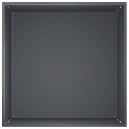 vidaXL Garden Planter Anthracite 40 x 40 x 75 cm Cold-rolled Steel 4