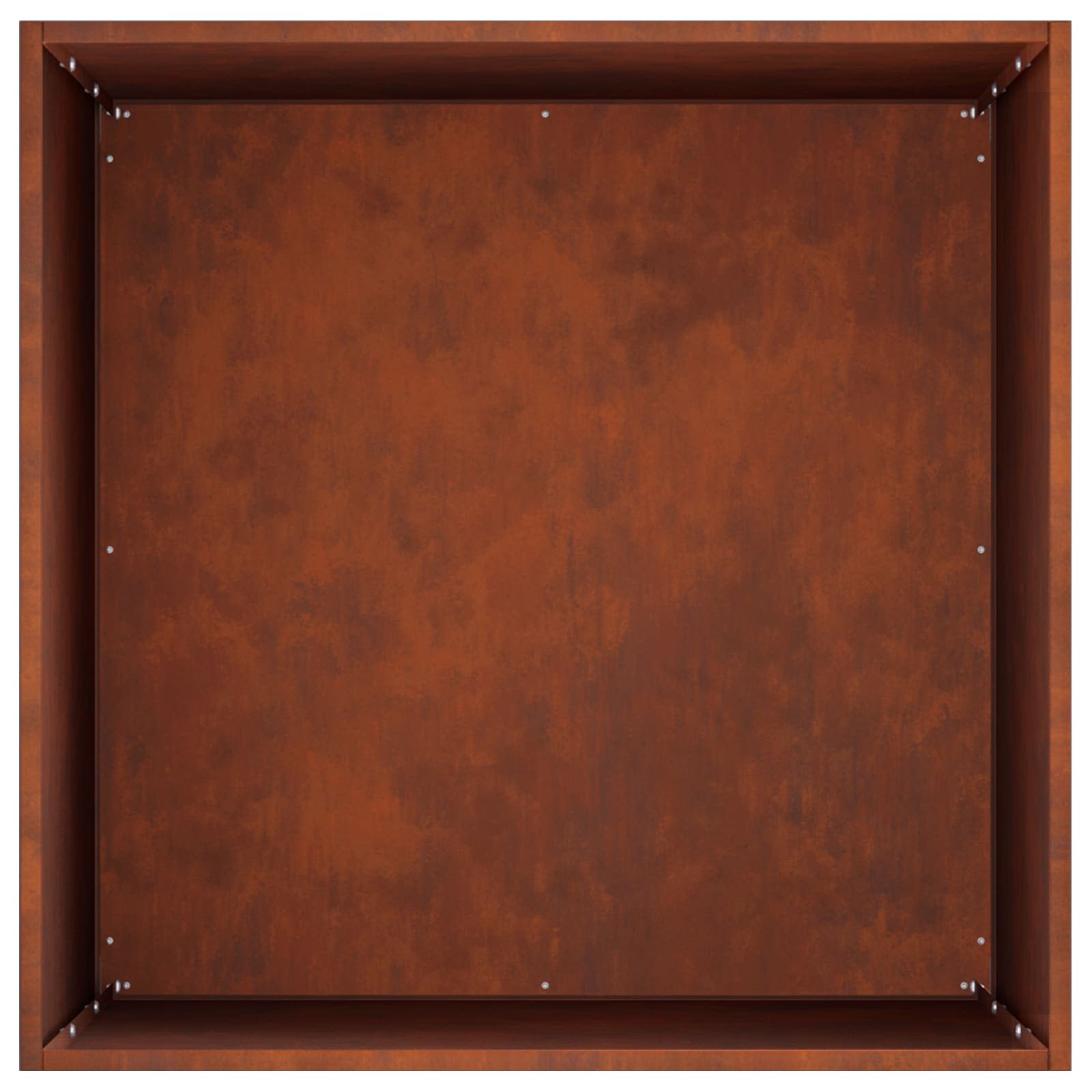 vidaXL Garden Planter Rusty 40 x 40 x 75 cm Weathering Steel 5