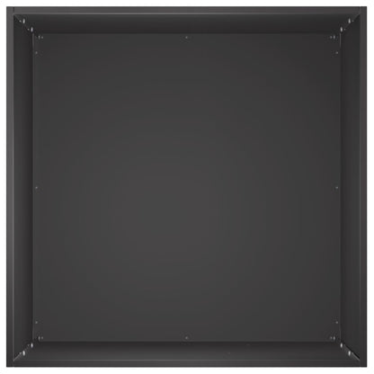 vidaXL Garden Planter Black 50 x 50 x 75 cm Cold-rolled Steel 4