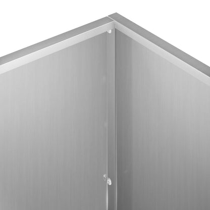 vidaXL Garden Planter Silver 50 x 50 x 75 cm Galvanised Steel 5