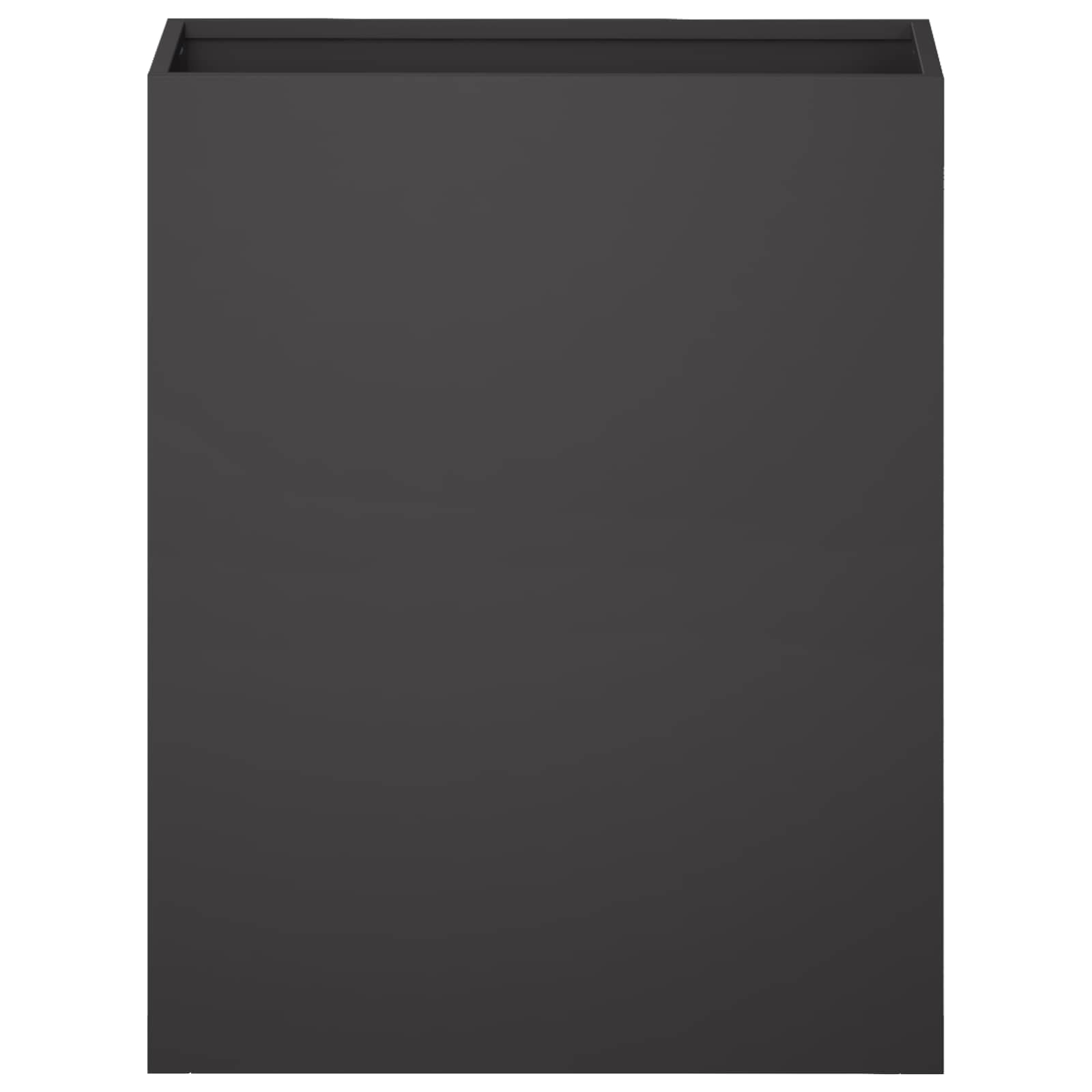 vidaXL Garden Planter 2 pcs Black 40 x 20 x 50 cm Cold-rolled Steel 4