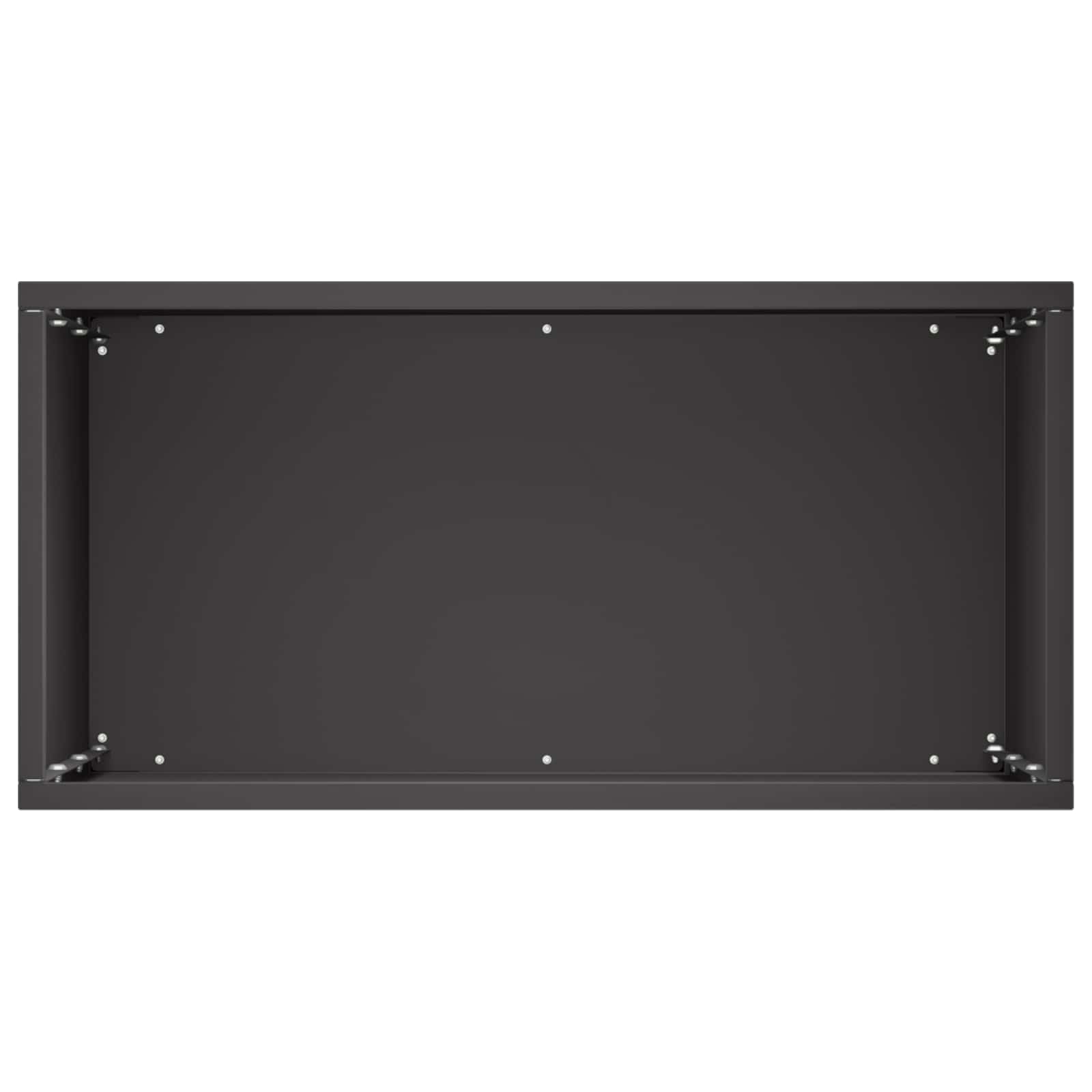 vidaXL Garden Planter 2 pcs Black 40 x 20 x 50 cm Cold-rolled Steel 5