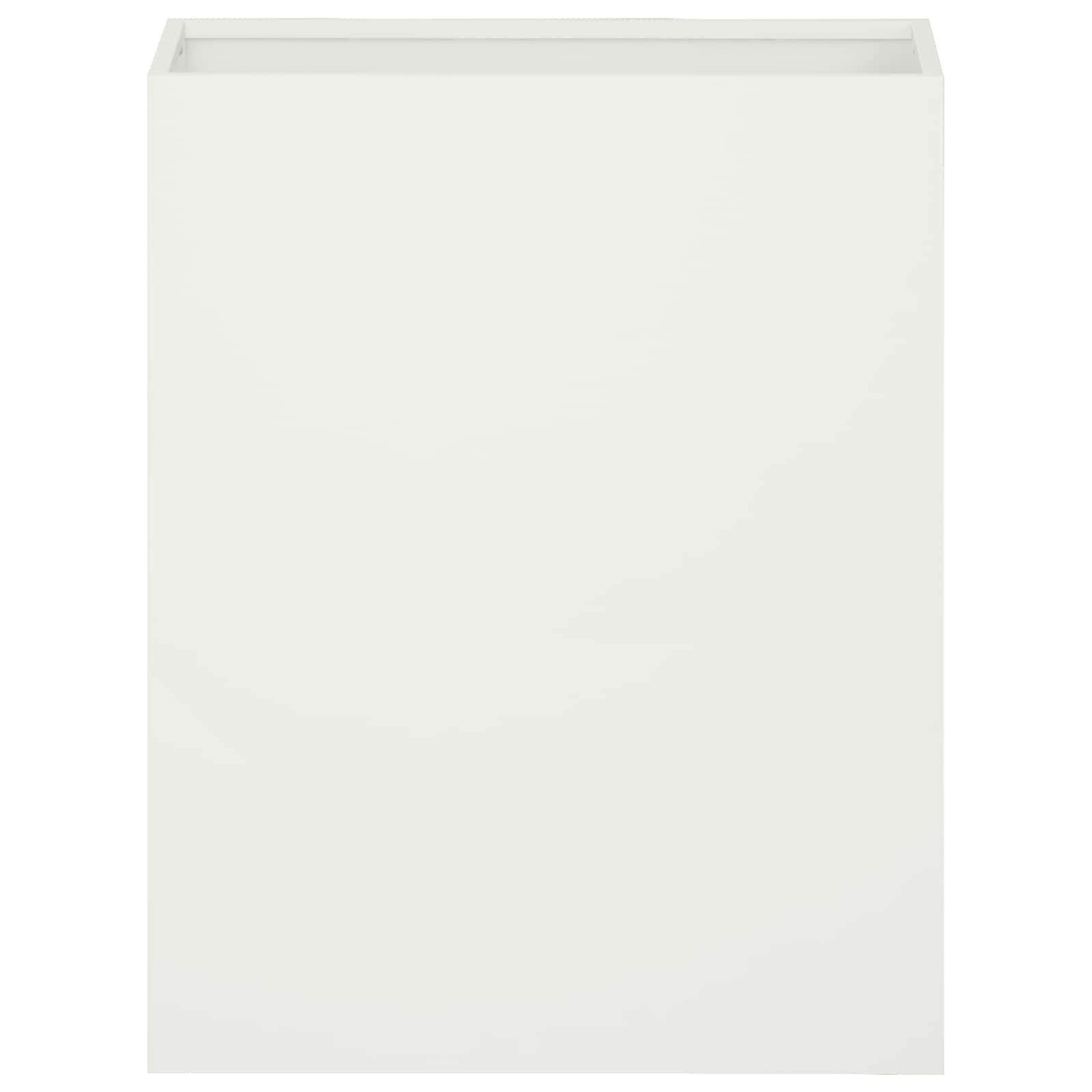 vidaXL Garden Planter 2 pcs White 40 x 20 x 50 cm Cold-rolled Steel 4
