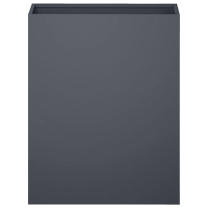 vidaXL Garden Planter 2 pcs Anthracite 40 x 20 x 50 cm 4