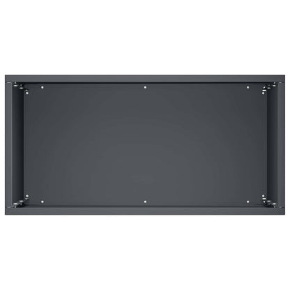 vidaXL Garden Planter 2 pcs Anthracite 40 x 20 x 50 cm 5