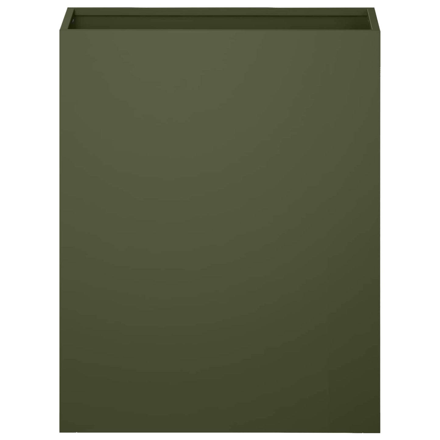 vidaXL Garden Planter Olive Green 40 x 20 x 50 cm Cold-rolled Steel 3