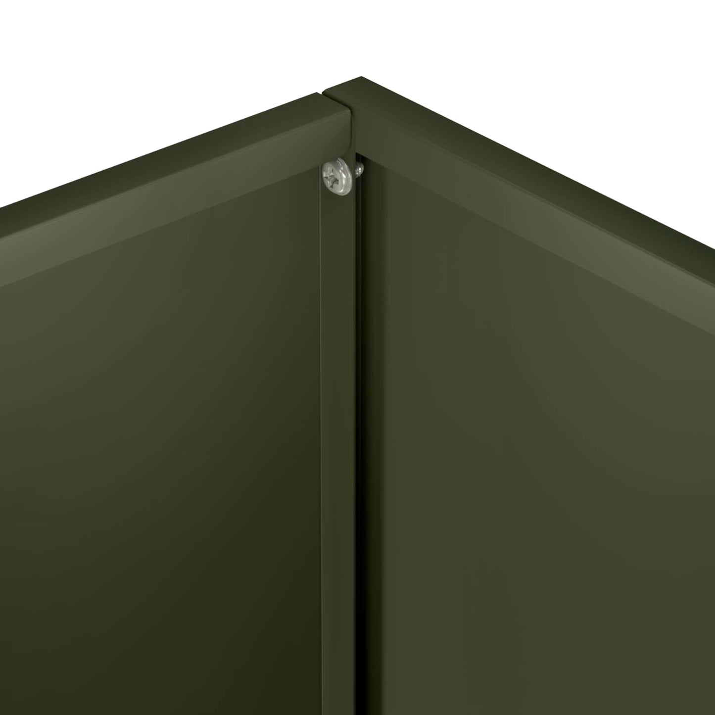 vidaXL Garden Planter 2 pcs Olive Green 40 x 20 x 50 cm 6