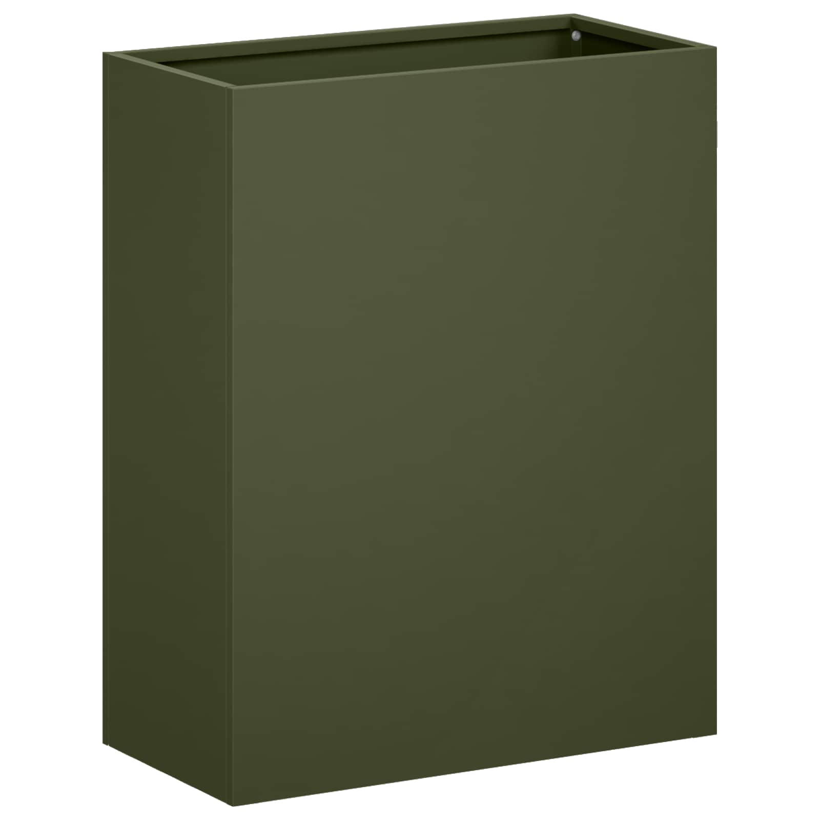 vidaXL Garden Planter 2 pcs Olive Green 40 x 20 x 50 cm 3