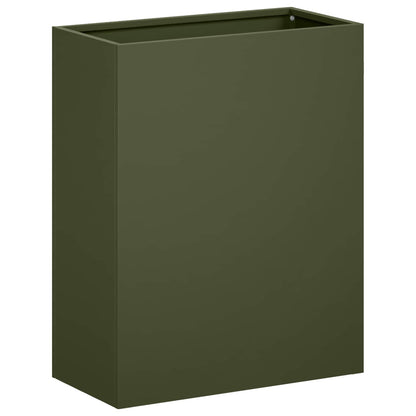 vidaXL Garden Planter 2 pcs Olive Green 40 x 20 x 50 cm 3