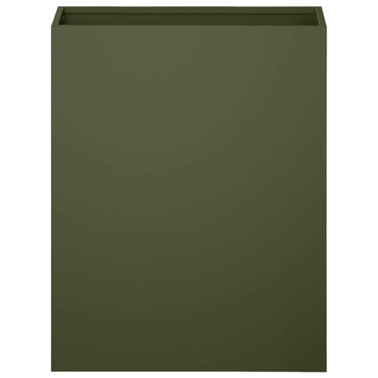 vidaXL Garden Planter 2 pcs Olive Green 40 x 20 x 50 cm 4
