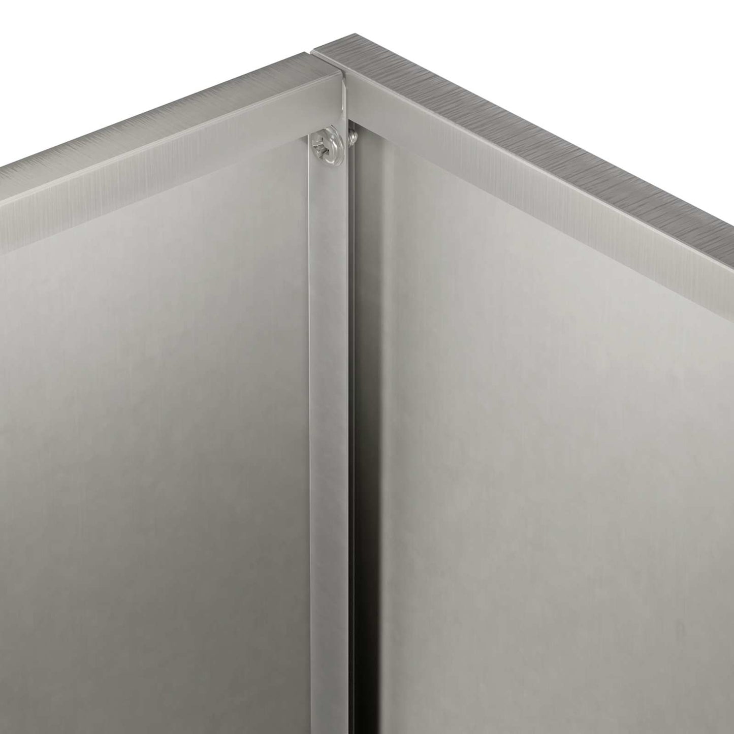 vidaXL Garden Planter Silver 40 x 20 x 50 cm Stainless Steel 5