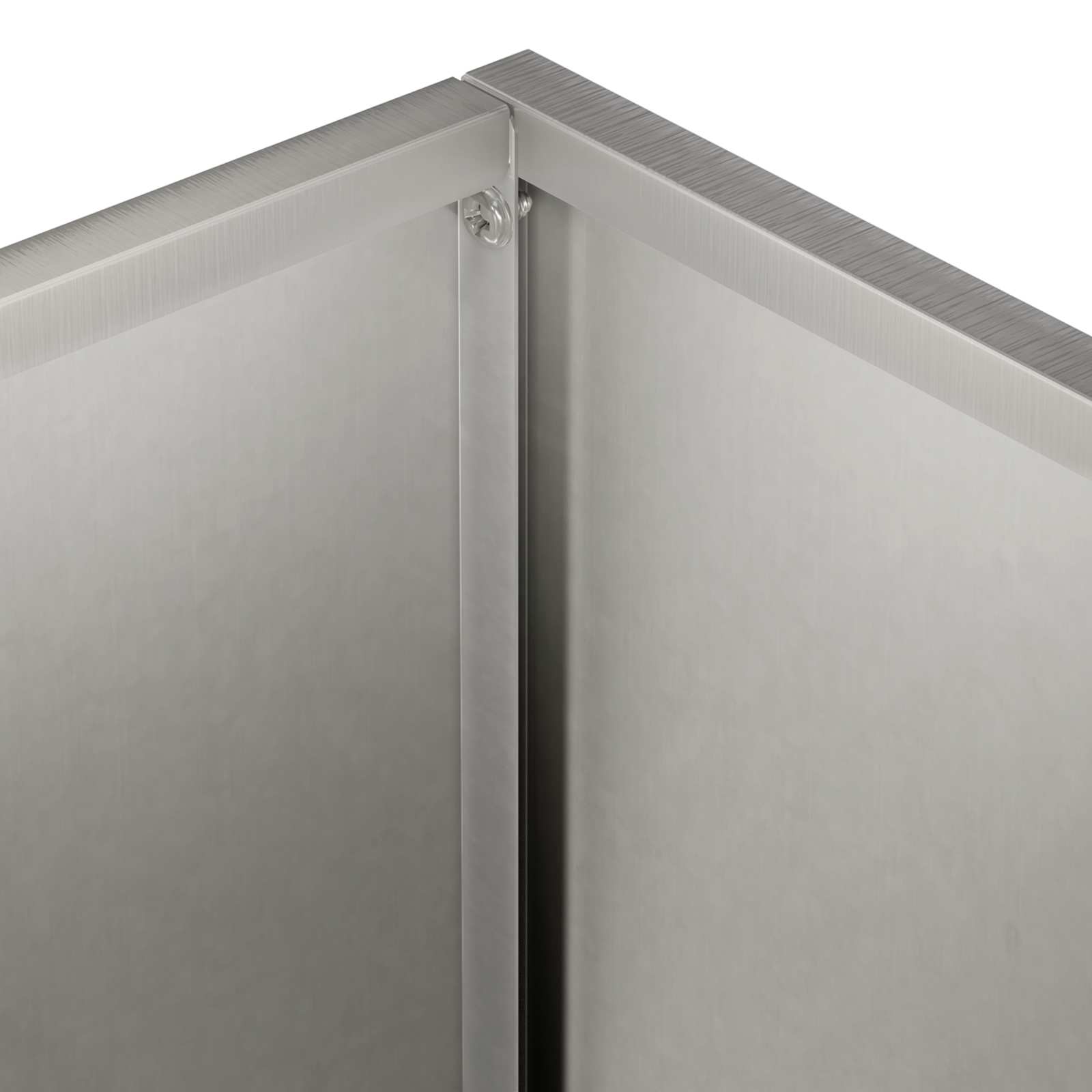 vidaXL Garden Planter Silver 40 x 20 x 50 cm Stainless Steel 5
