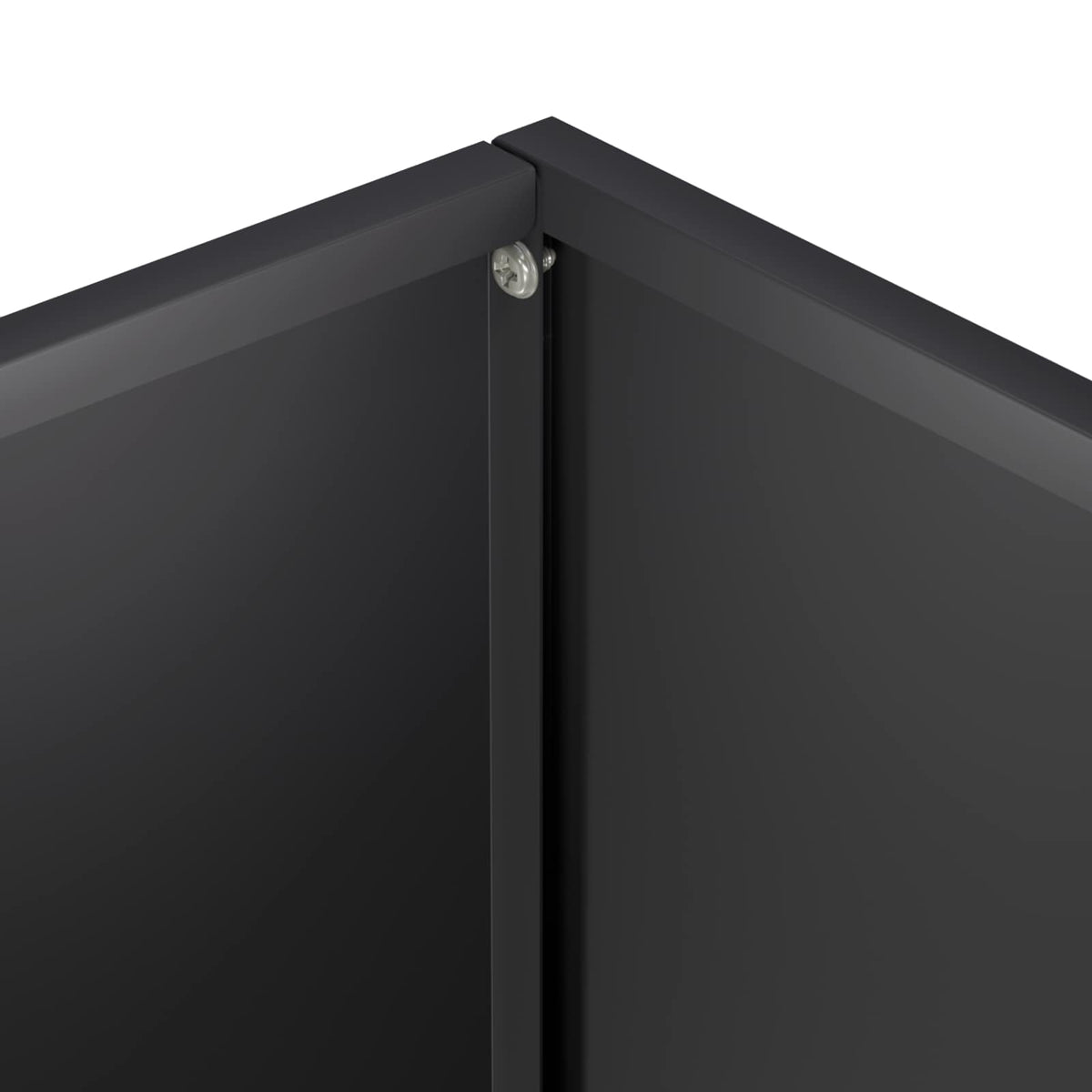 vidaXL Garden Planter Black 40 x 20 x 75 cm Cold-rolled Steel 5