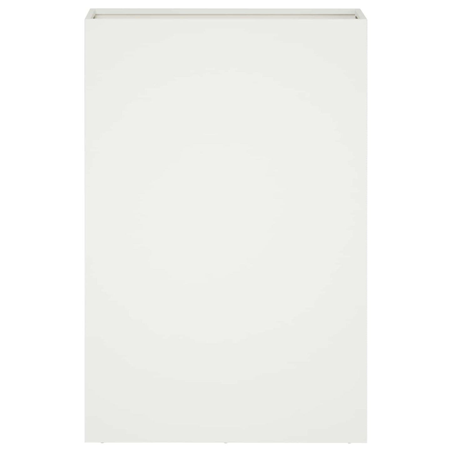 vidaXL Garden Planter White 40 x 20 x 75 cm Cold-rolled Steel 3