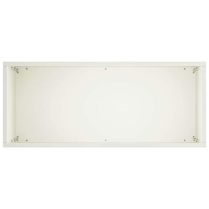 vidaXL Garden Planter White 40 x 20 x 75 cm Cold-rolled Steel 4