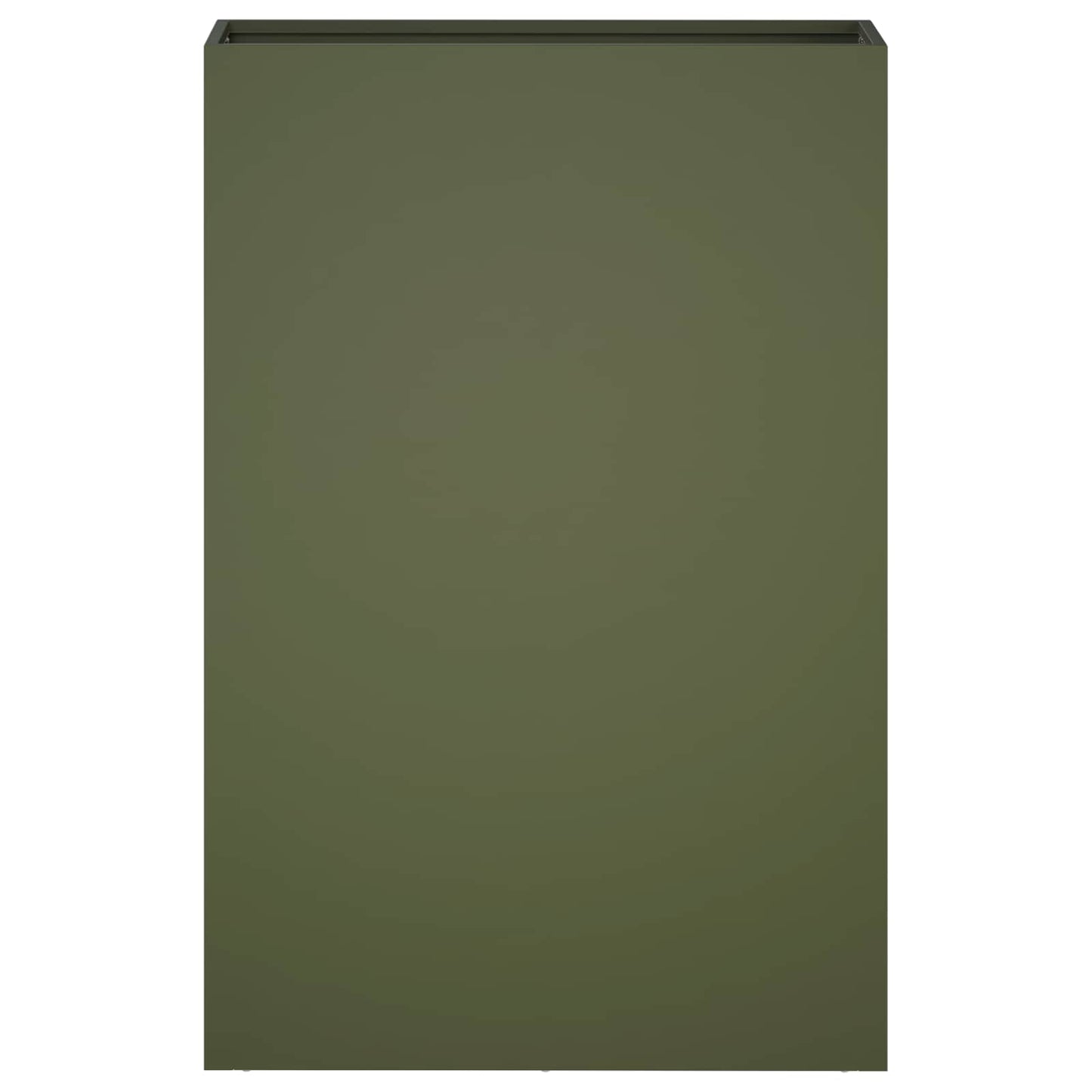 vidaXL Garden Planter Olive Green 40 x 20 x 75 cm Cold-rolled Steel 3