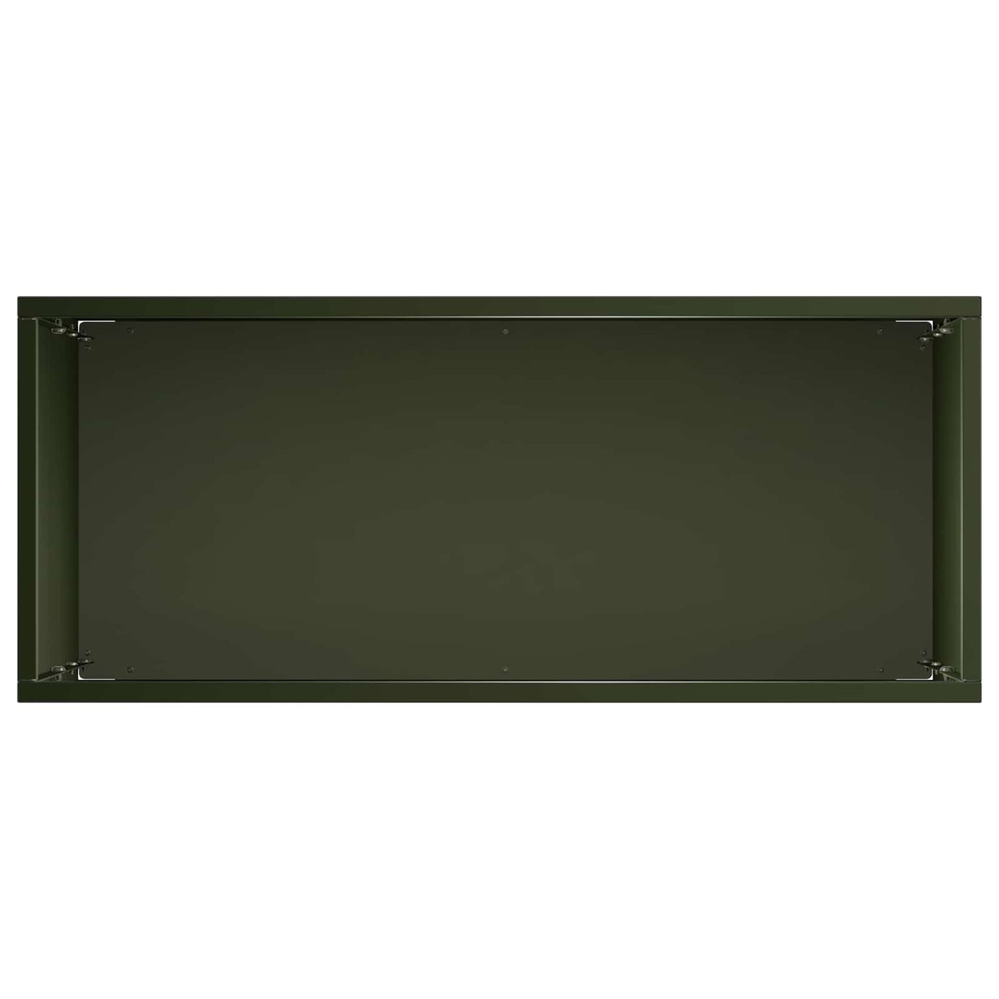 vidaXL Garden Planter Olive Green 40 x 20 x 75 cm Cold-rolled Steel 4