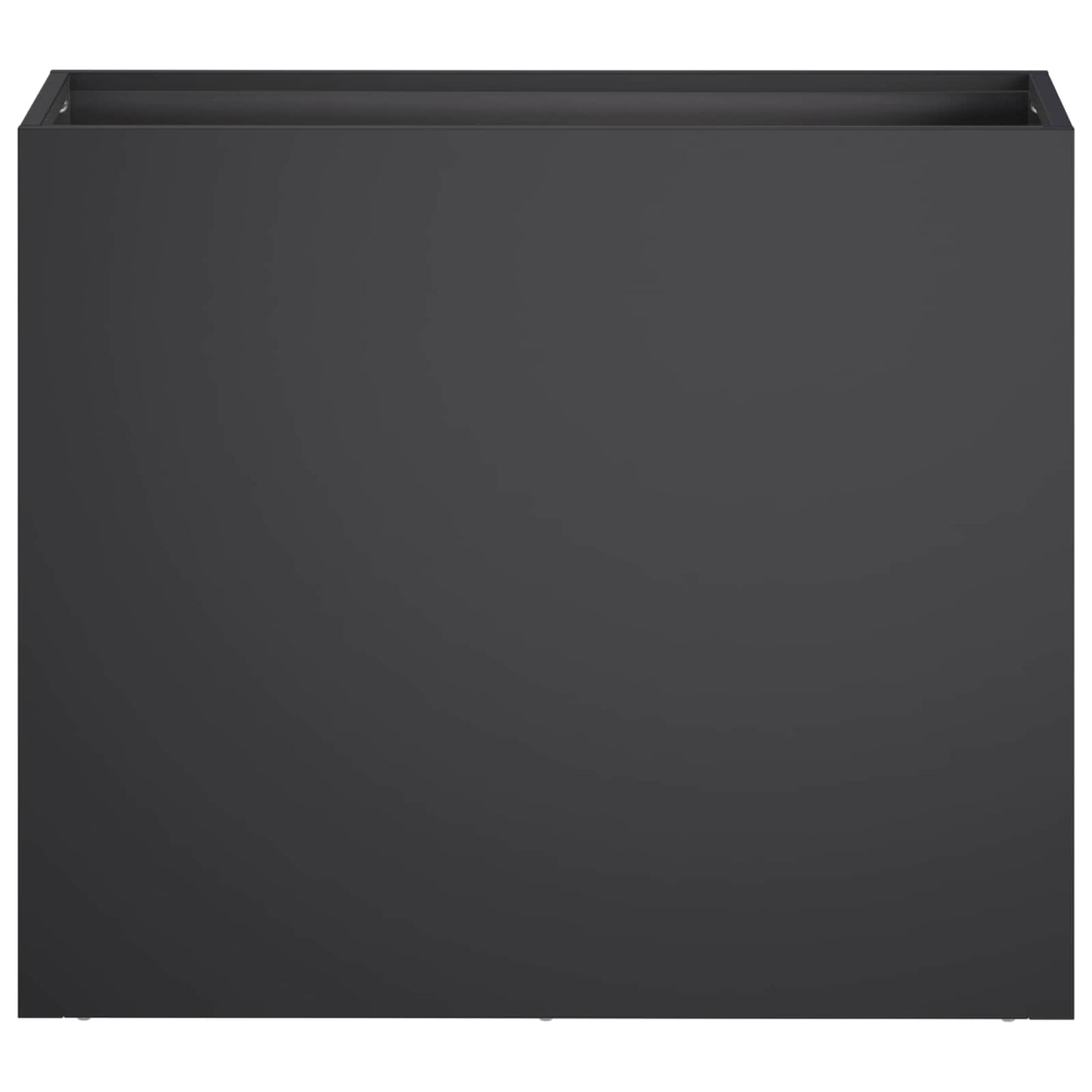 vidaXL Garden Planter 2 pcs Black 50 x 20 x 40 cm Cold-rolled Steel 4