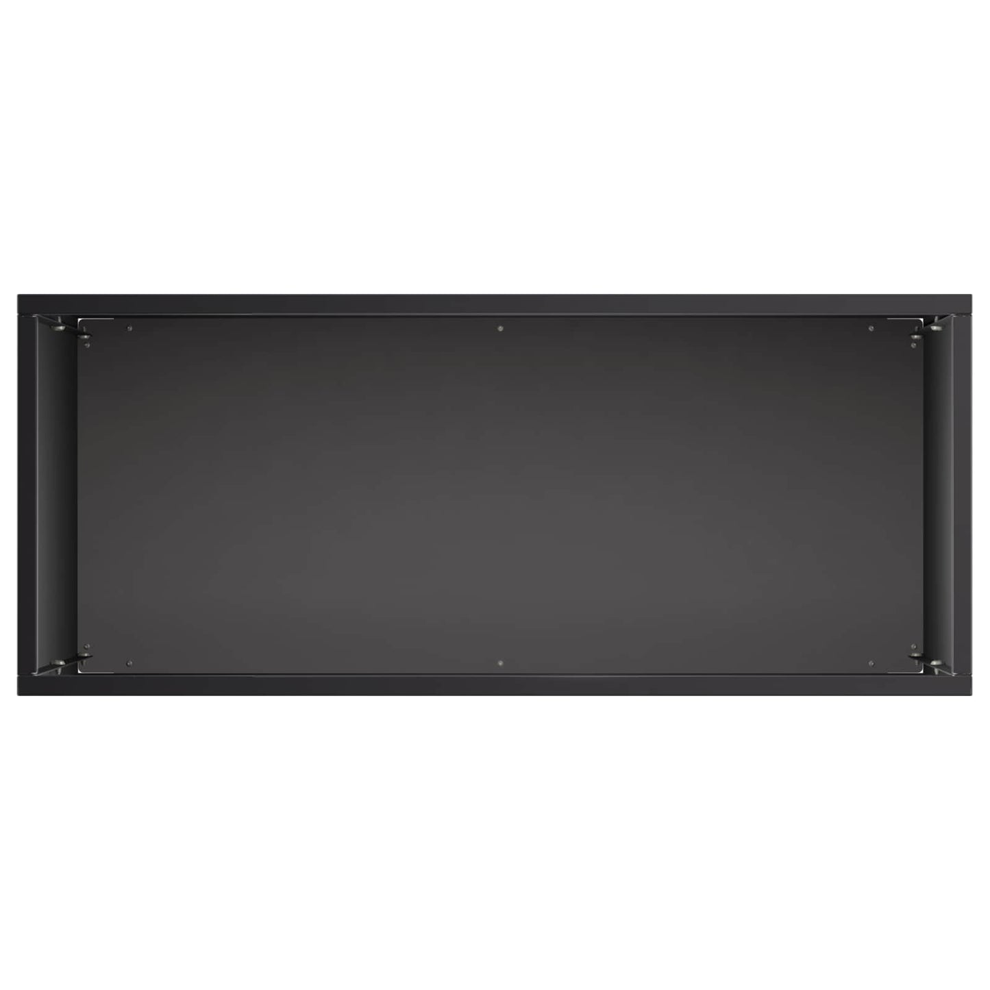 vidaXL Garden Planter 2 pcs Black 50 x 20 x 40 cm Cold-rolled Steel 5