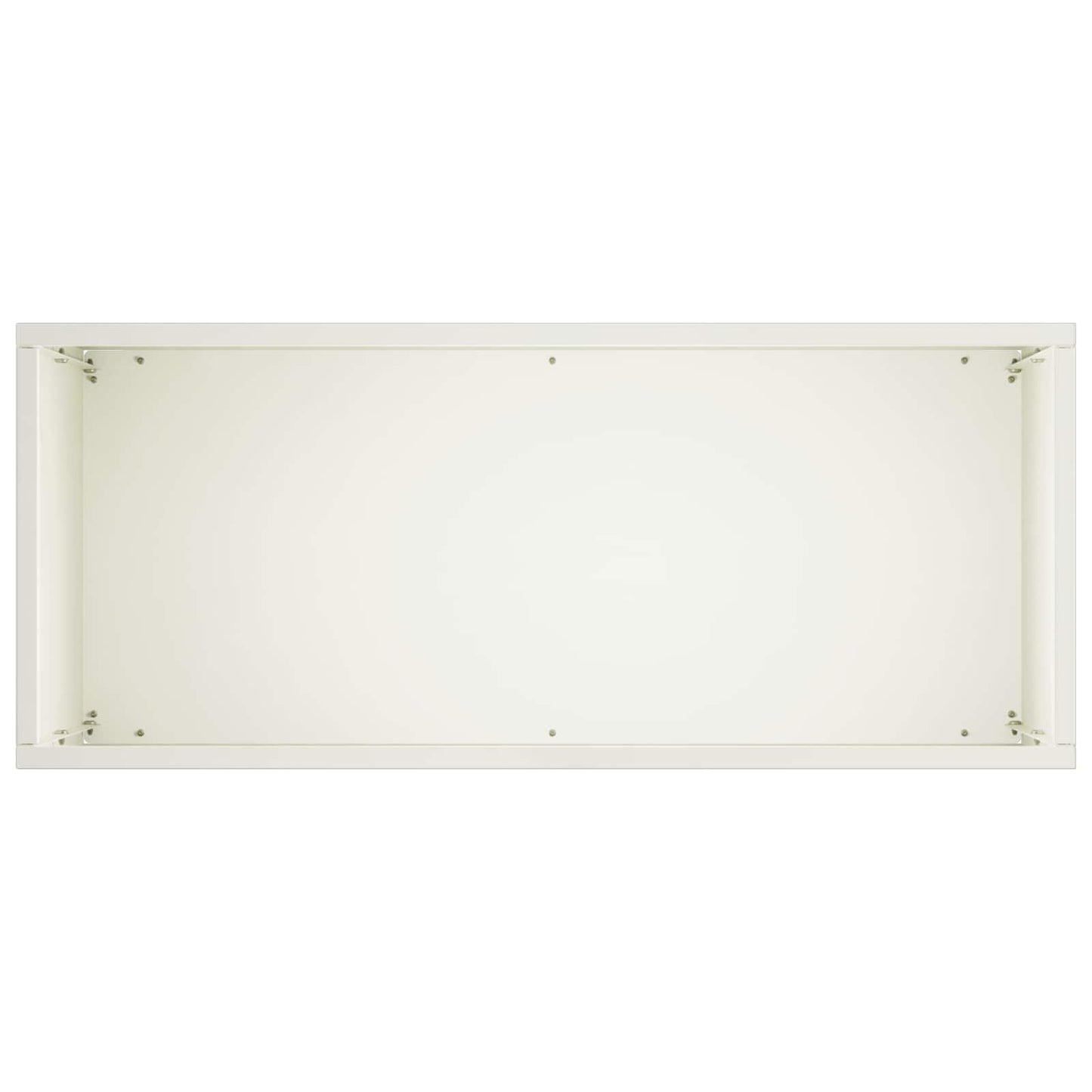 vidaXL Garden Planter 2 pcs White 50 x 20 x 40 cm Cold-rolled Steel 5