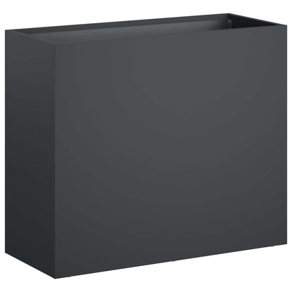 vidaXL Garden Planter 2 pcs Anthracite 50 x 20 x 40 cm 3