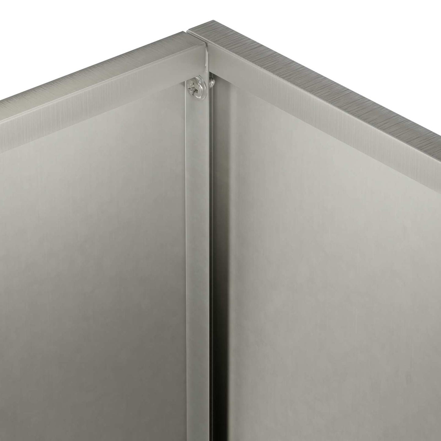 vidaXL Garden Planter Silver 50 x 20 x 40 cm Stainless Steel 5