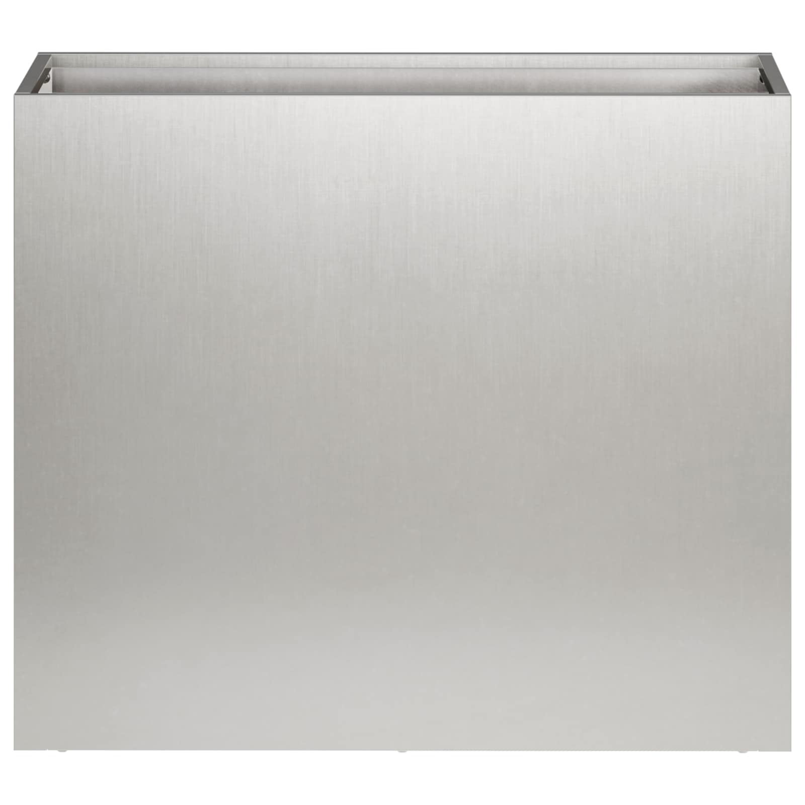 vidaXL Garden Planter Silver 50 x 20 x 40 cm Stainless Steel 3