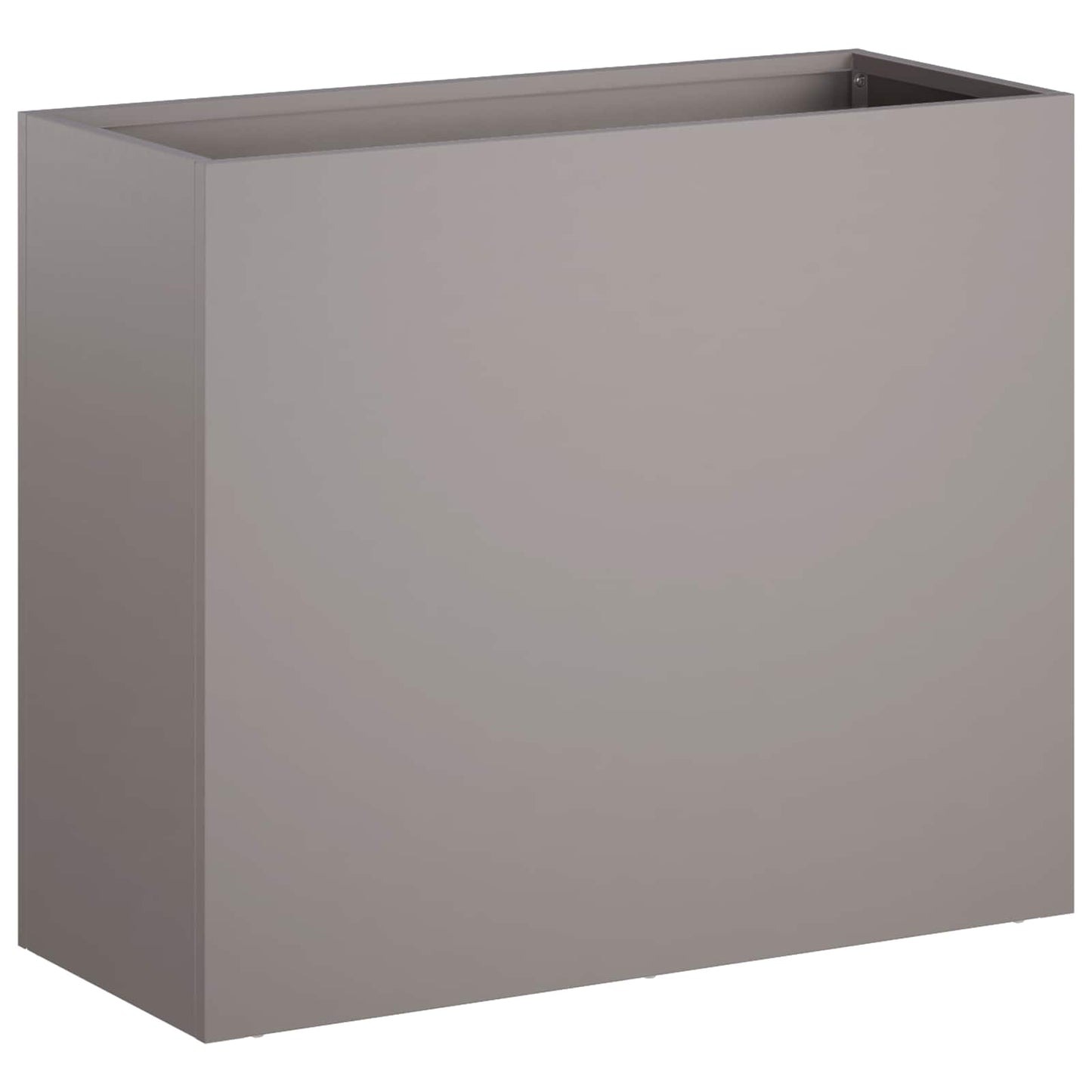 vidaXL Garden Planter 2 pcs Rusty 50 x 20 x 40 cm Weathering Steel 4