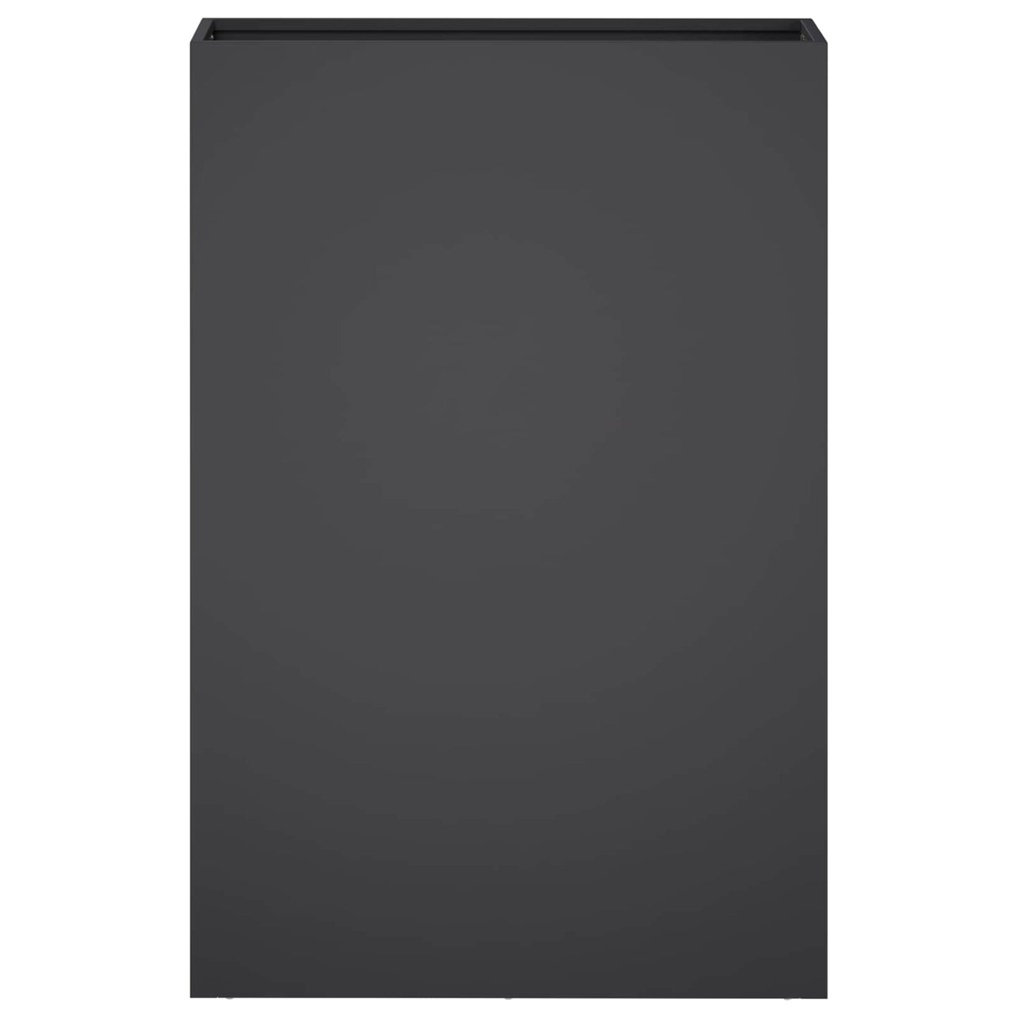 vidaXL Garden Planter Black 50 x 20 x 75 cm Cold-rolled Steel 3