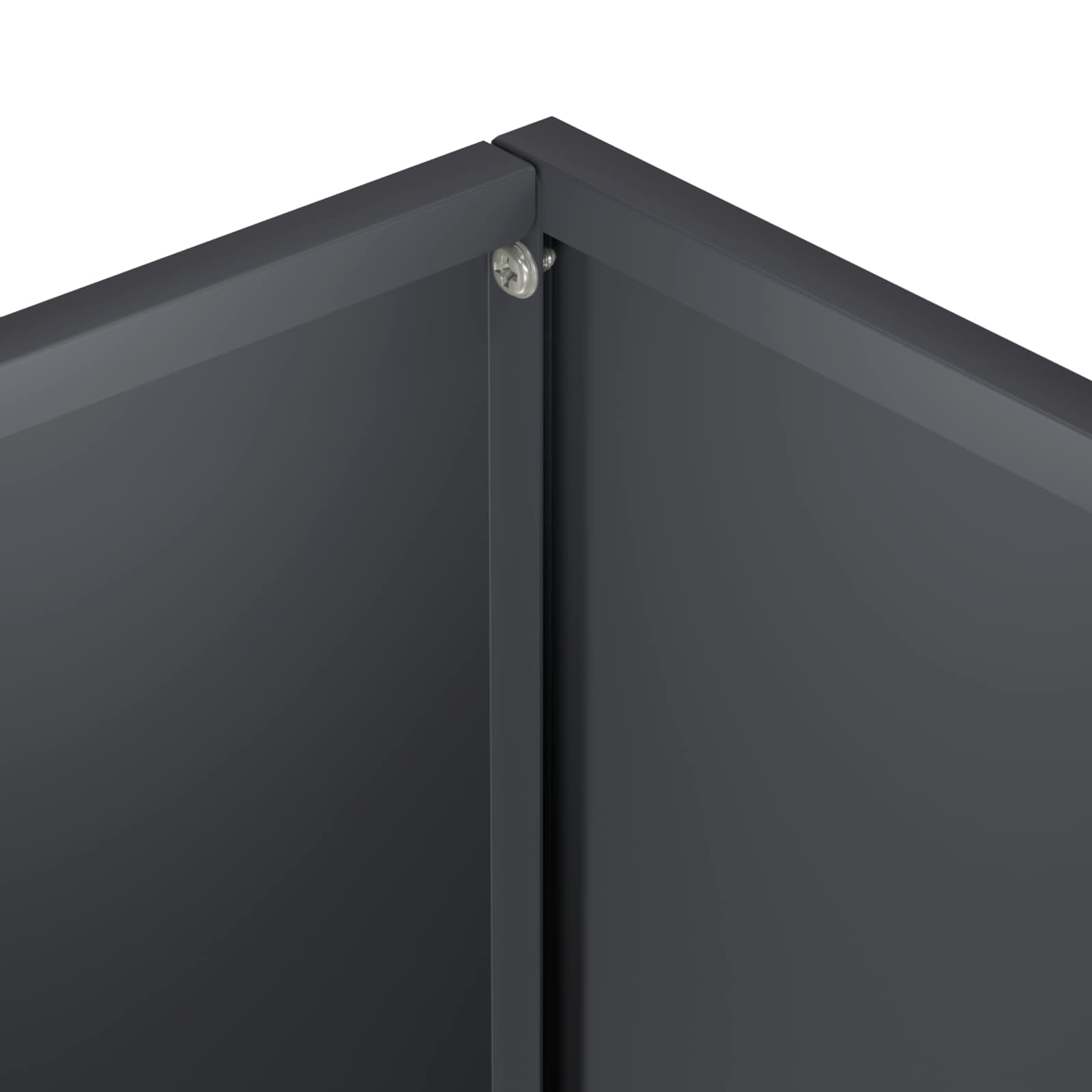 vidaXL Garden Planter Anthracite 50 x 20 x 75 cm Cold-rolled Steel 5