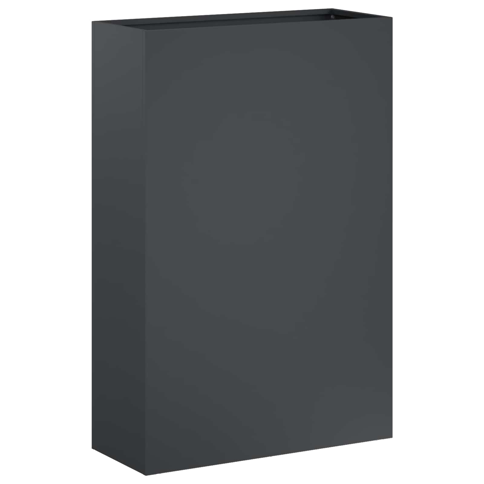 vidaXL Garden Planter Anthracite 50 x 20 x 75 cm Cold-rolled Steel 2