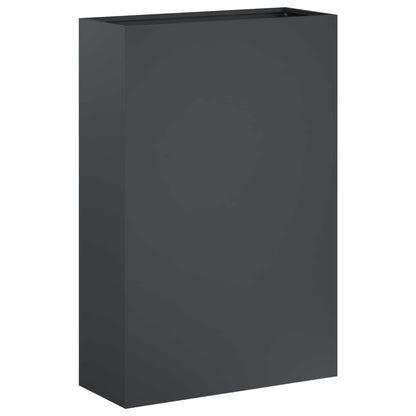 vidaXL Garden Planter Anthracite 50 x 20 x 75 cm Cold-rolled Steel 2