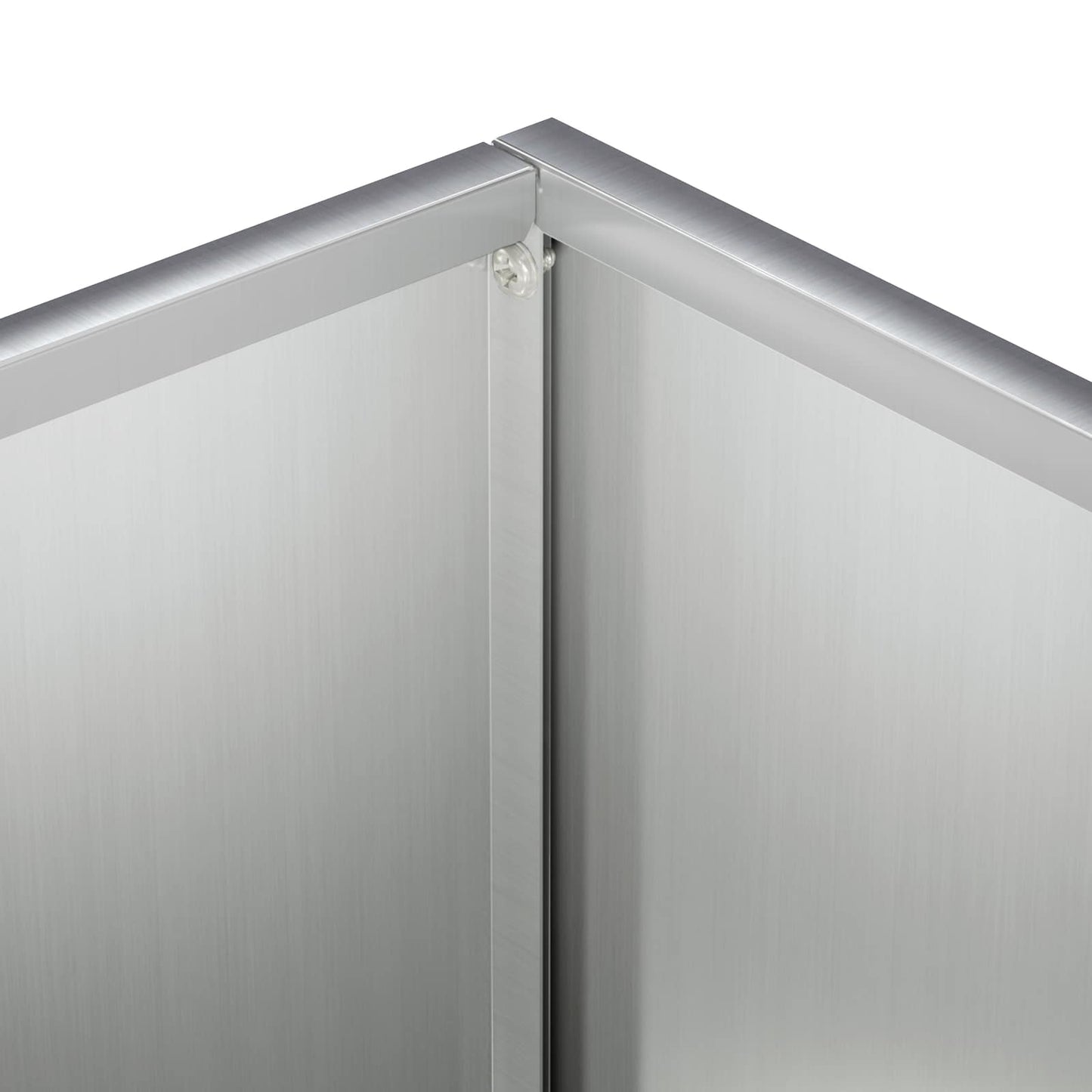 vidaXL Garden Planter Silver 50 x 20 x 75 cm Galvanised Steel 5