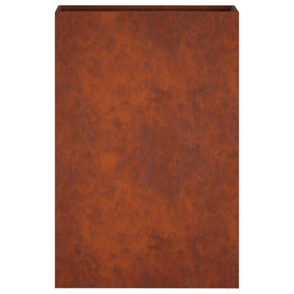vidaXL Garden Planter Rusty 50 x 20 x 75 cm Weathering Steel 4