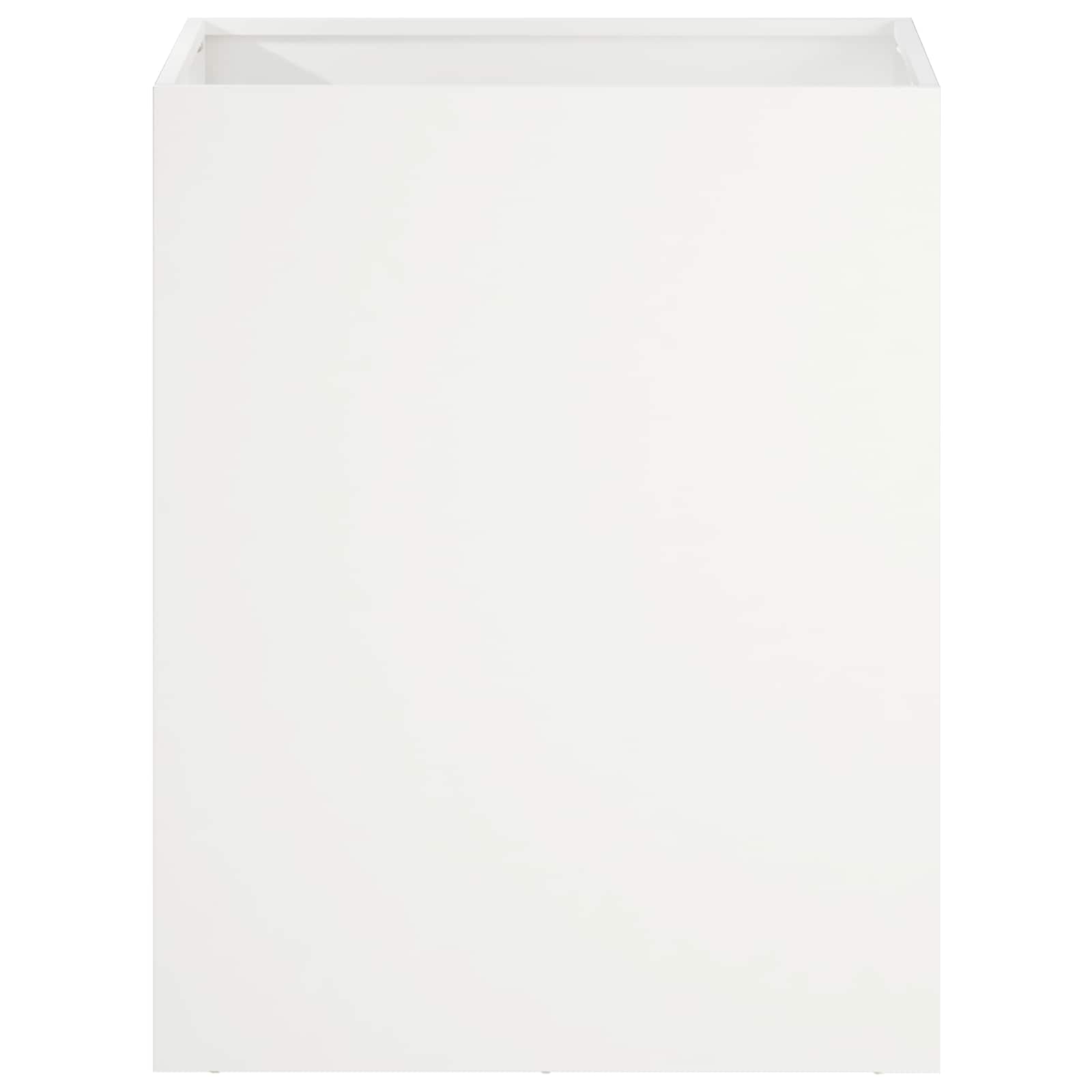 vidaXL Garden Planter 2 pcs White 40 x 30 x 40 cm Cold-rolled Steel 4