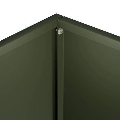vidaXL Garden Planter 2 pcs Olive Green 40 x 30 x 40 cm 6