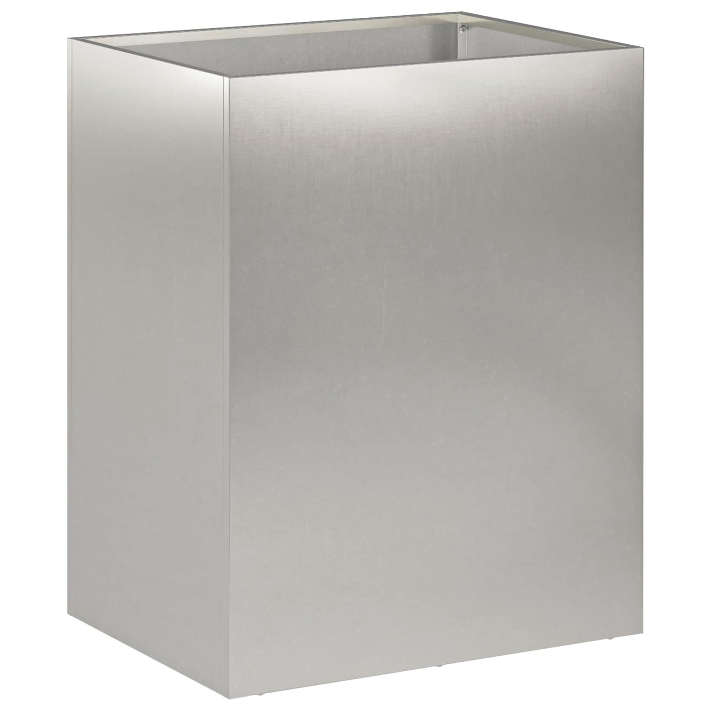 vidaXL Garden Planter Silver 40 x 30 x 40 cm Stainless Steel 2