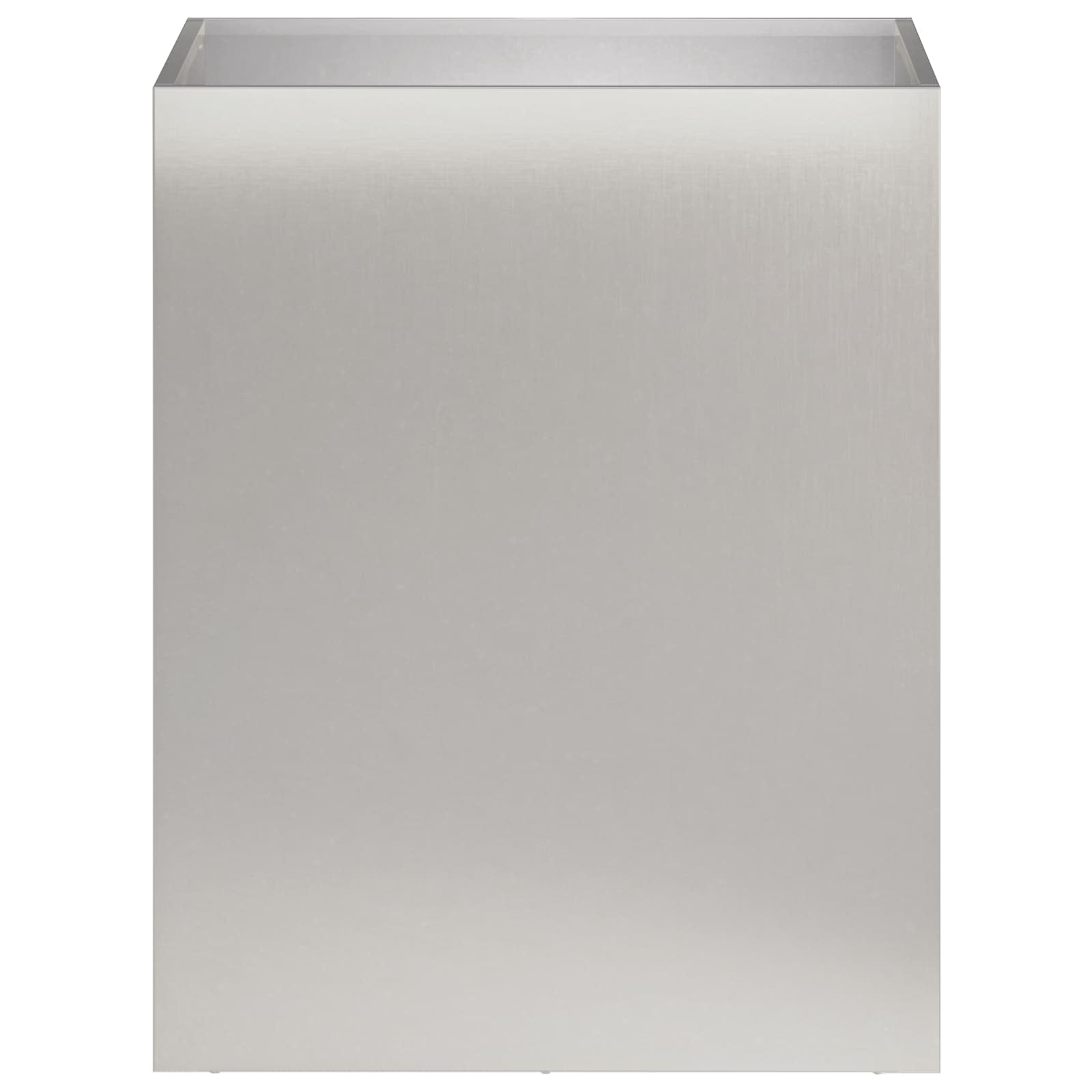 vidaXL Garden Planter Silver 40 x 30 x 40 cm Stainless Steel 3