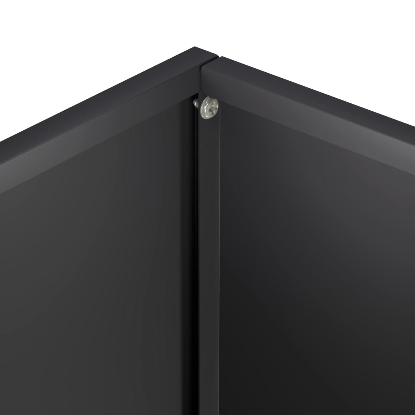 vidaXL Garden Planter 2 pcs Black 40 x 30 x 50 cm Cold-rolled Steel 6
