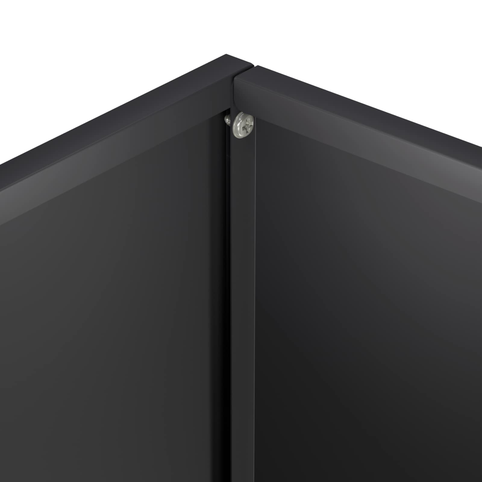 vidaXL Garden Planter 2 pcs Black 40 x 30 x 50 cm Cold-rolled Steel 6