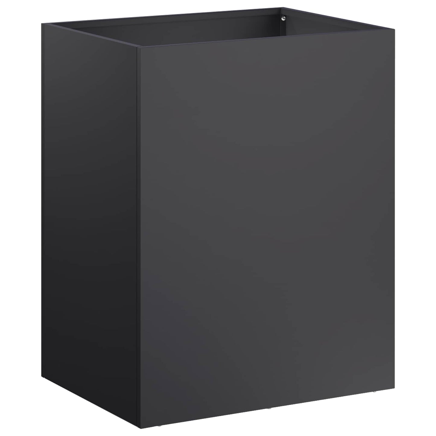 vidaXL Garden Planter 2 pcs Black 40 x 30 x 50 cm Cold-rolled Steel 3