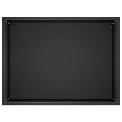 vidaXL Garden Planter 2 pcs Black 40 x 30 x 50 cm Cold-rolled Steel 5