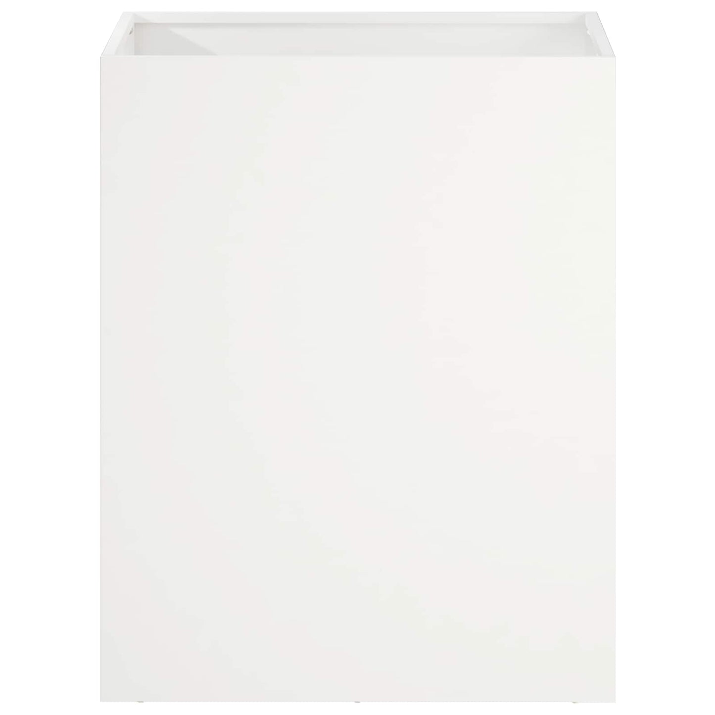 vidaXL Garden Planter 2 pcs White 40 x 30 x 50 cm Cold-rolled Steel 4