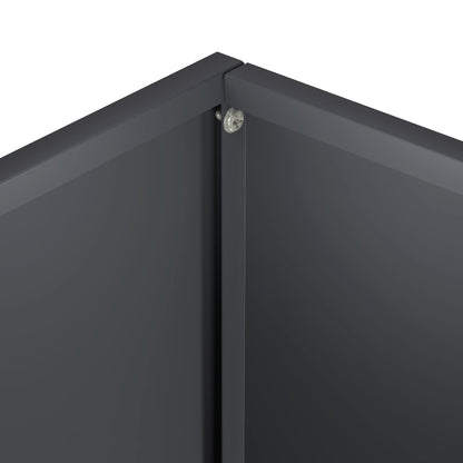 vidaXL Garden Planter 2 pcs Anthracite 40 x 30 x 50 cm 6