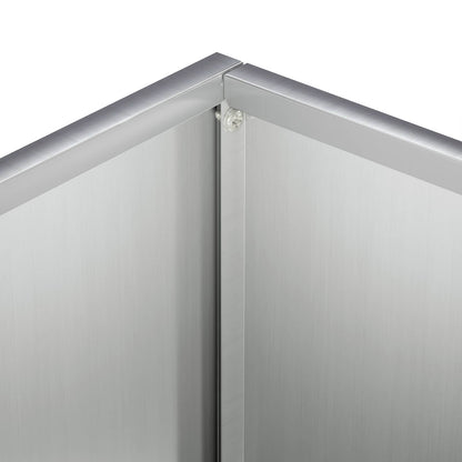 vidaXL Garden Planter 2 pcs Silver 40 x 30 x 50 cm Galvanised Steel 6