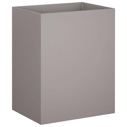 vidaXL Garden Planter 2 pcs Rusty 40 x 30 x 50 cm Weathering Steel 3