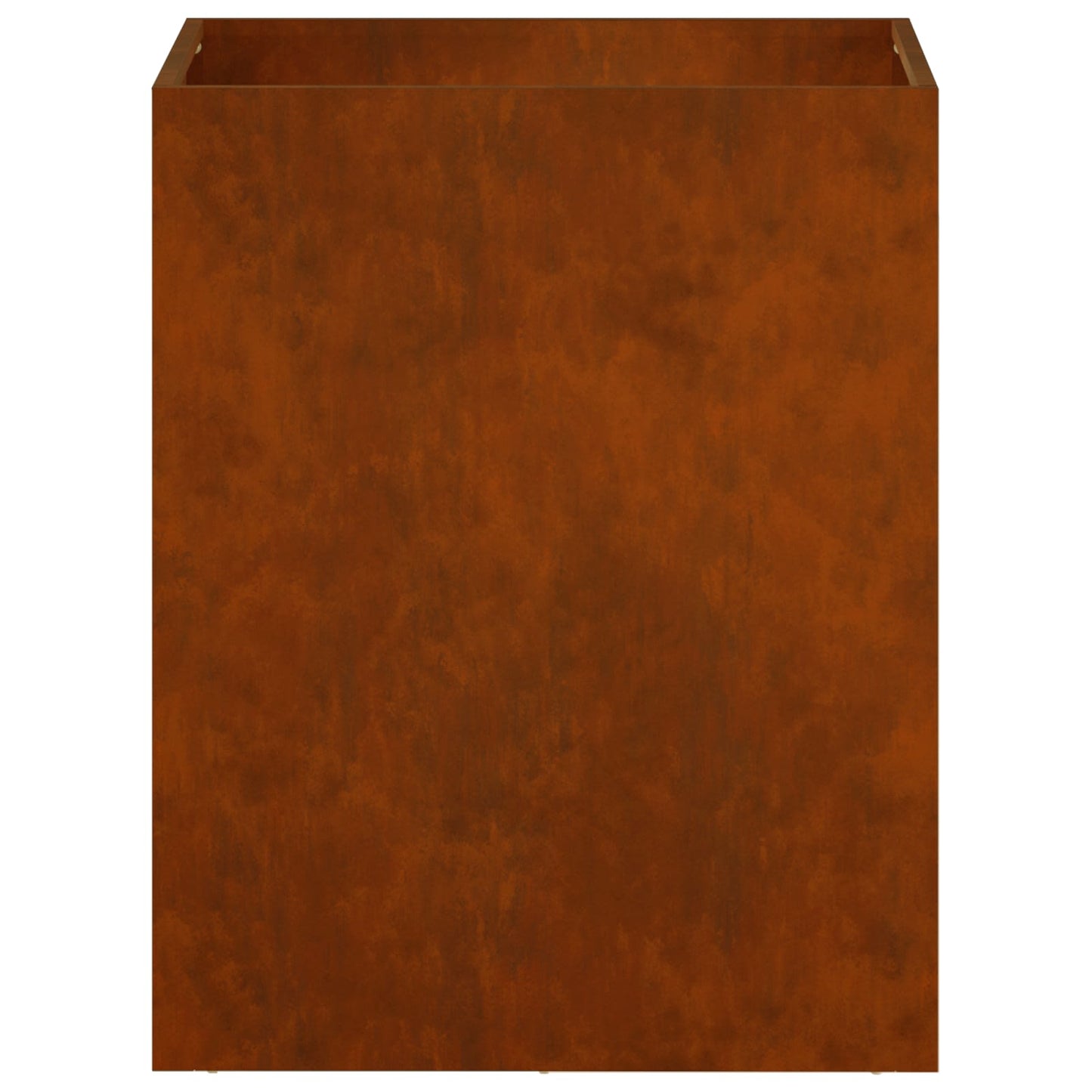 vidaXL Garden Planter 2 pcs Rusty 40 x 30 x 50 cm Weathering Steel 5