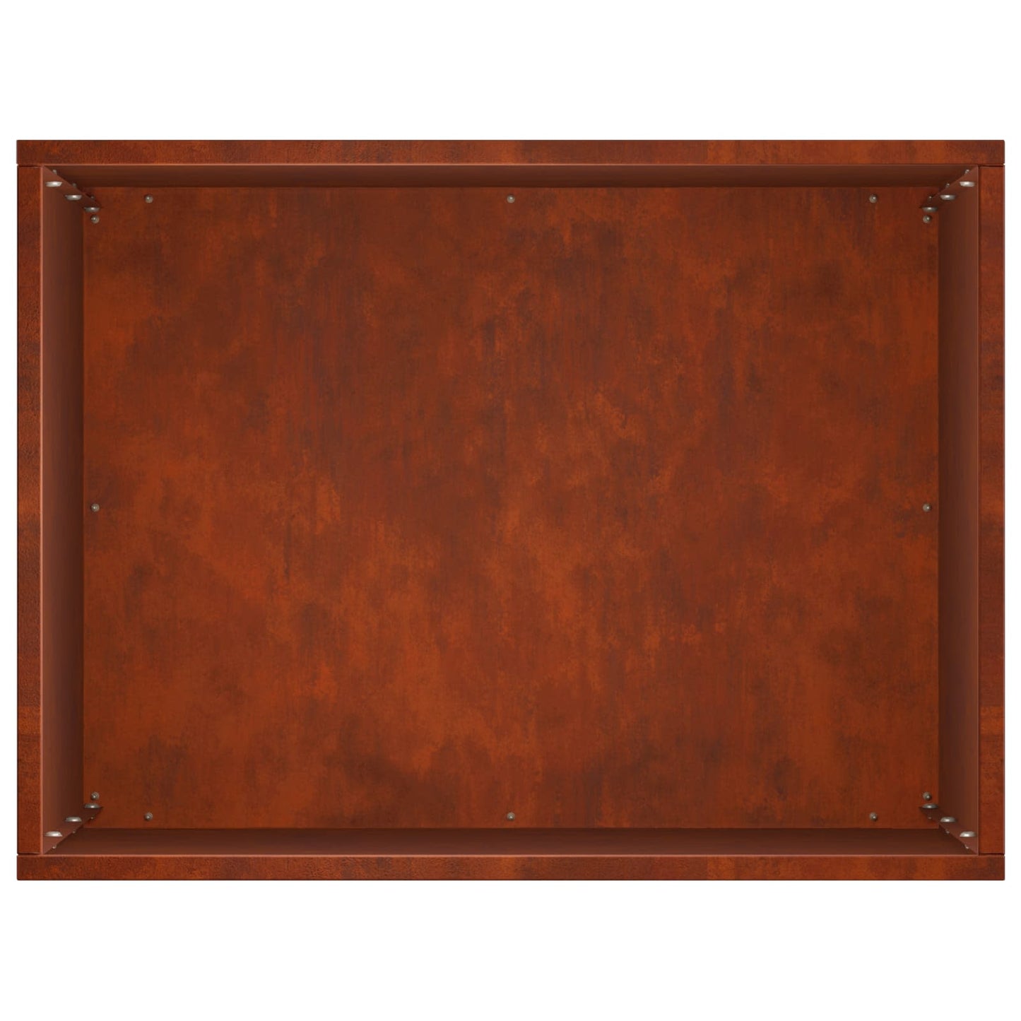 vidaXL Garden Planter 2 pcs Rusty 40 x 30 x 50 cm Weathering Steel 6